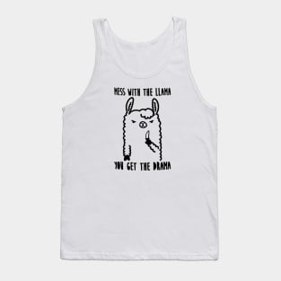 Don't mess with the llama Tank Top